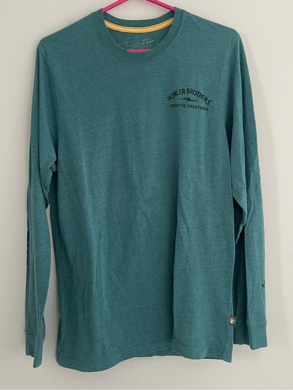 Howler Brothers Teal Green Long Sleeve Shirt
